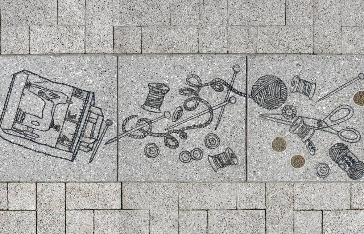 Holton Rd paving artwork
