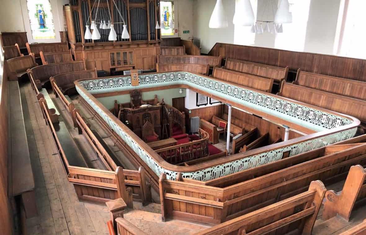 Tabernacle Chapel, interior from gallery