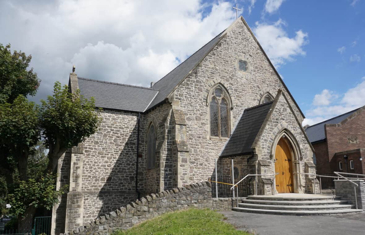 Cadoxton Methodist Church, stone built